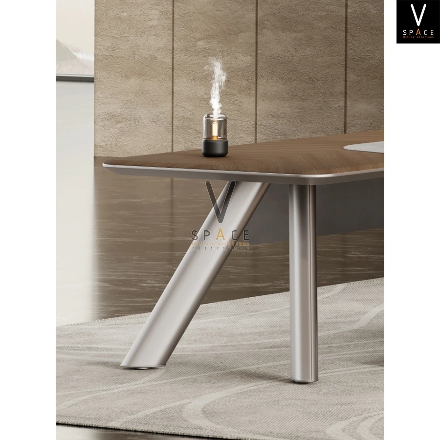 Bàn giám đốc chân sắt nhập khẩu Top Plus VK824