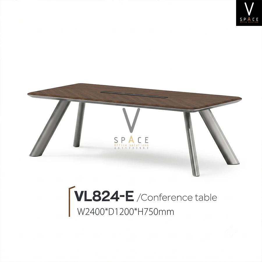 Bàn họp văn phòng 2m4 cao cấp Top Plus VL824E