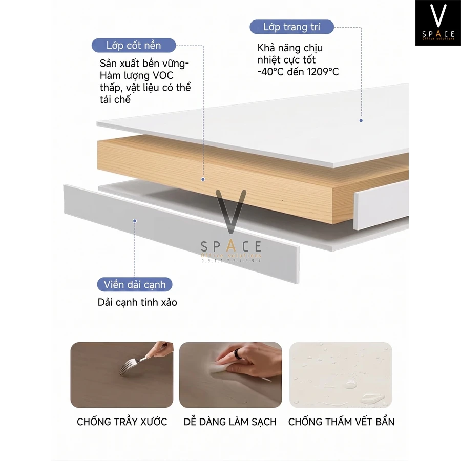 Bàn làm việc lãnh đạo hiện đại cao cấp Top Plus VL822