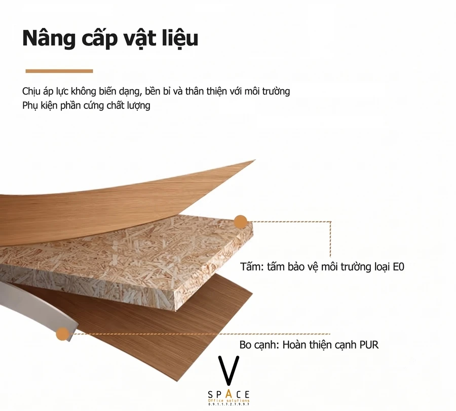 Bàn họp chân sắt màu trắng VKE424 Top Plus