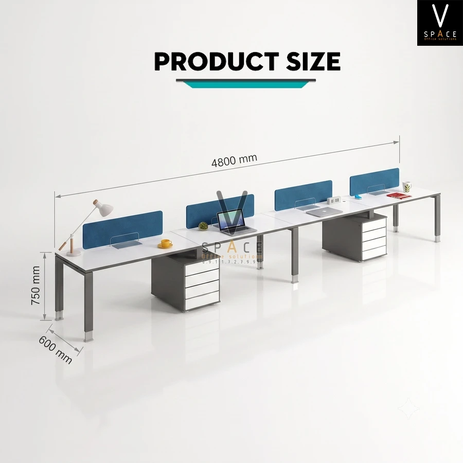 Cụm bàn làm việc 4 người VZ305 KANO Cụm bàn làm việc 4 người VZ305 KANO