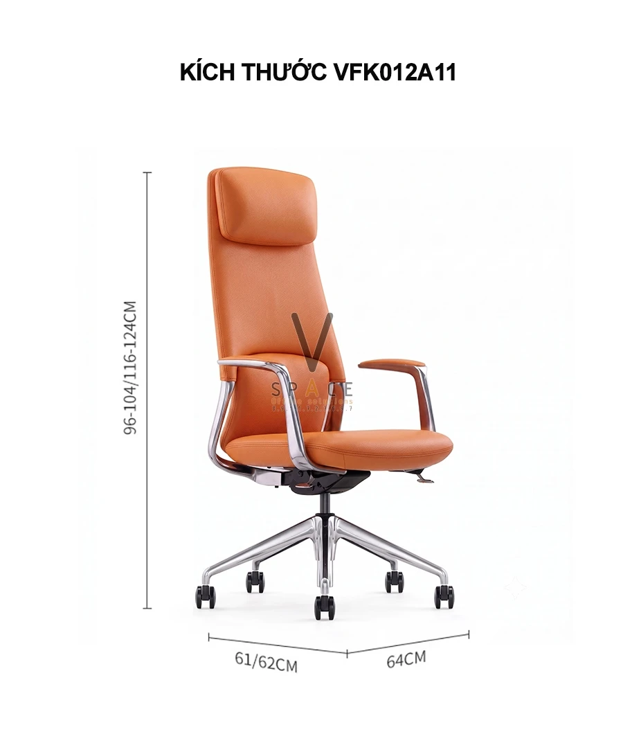 Ghế giám đốc công thái học VFK012A11 Furicco