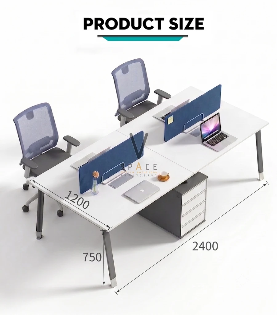 Module bàn làm việc 4 người VZ313 KANO