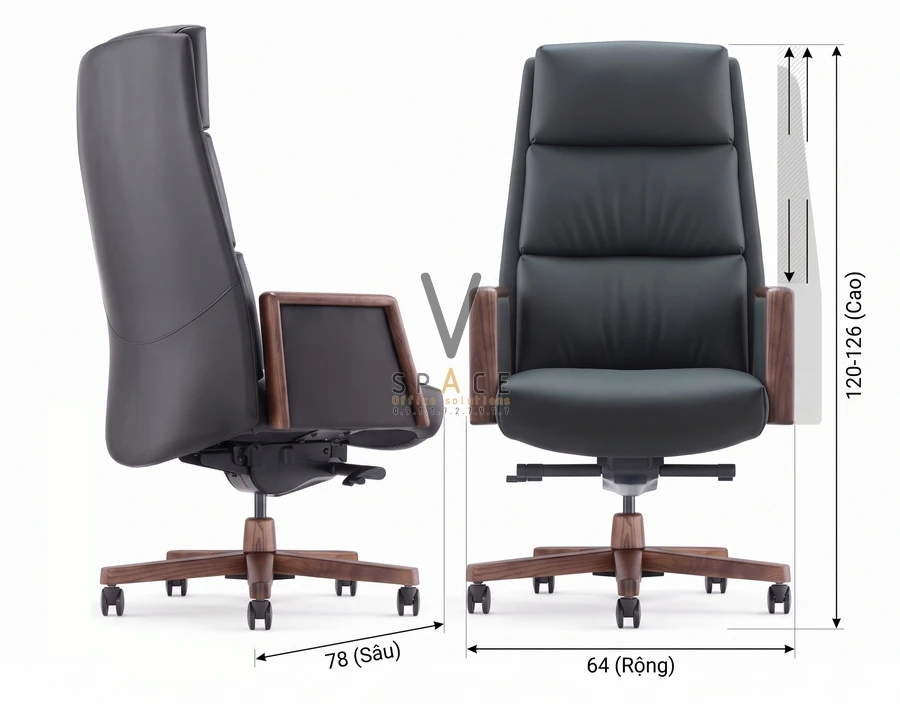 Mẫu ghế lãnh đạo da bò Italy VA24151 Furicco Mẫu ghế lãnh đạo da bò Italy VA24151 Furicco